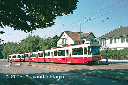Поезд Forchbahn  на остановке Rehalp